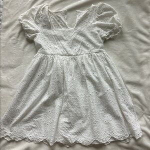 White Eyelet Dress